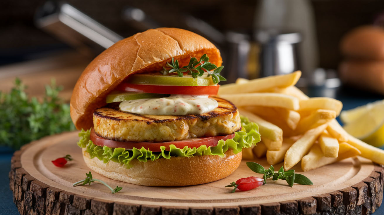 Paneer Tikki Burger